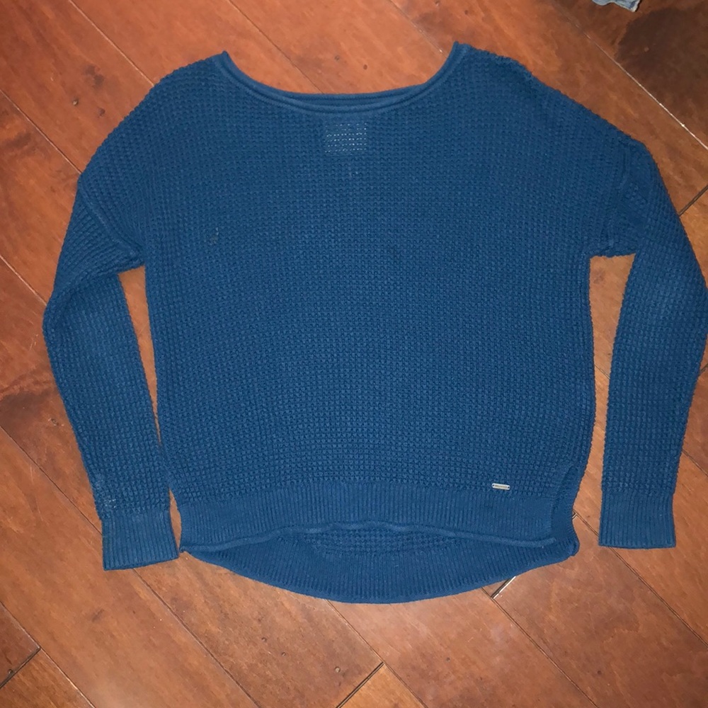 Hollister blue sweater
